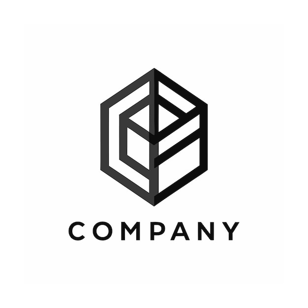 Vector de diseño de logotipo minimalista abstracto creativo y elegante para cualquier empresa de marca
