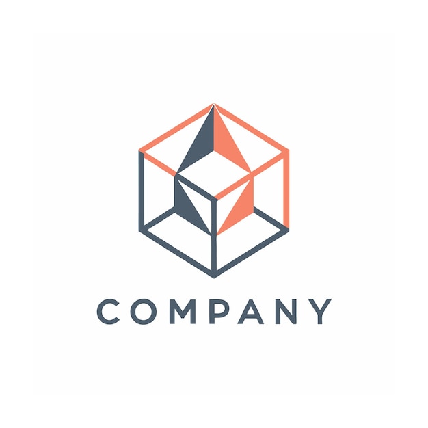 Vector de diseño de logotipo minimalista abstracto creativo y elegante para cualquier empresa de marca
