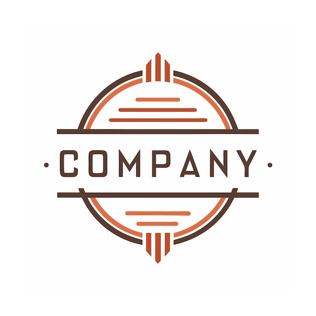 Vector de diseño de logotipo minimalista abstracto creativo y elegante para cualquier empresa de marca