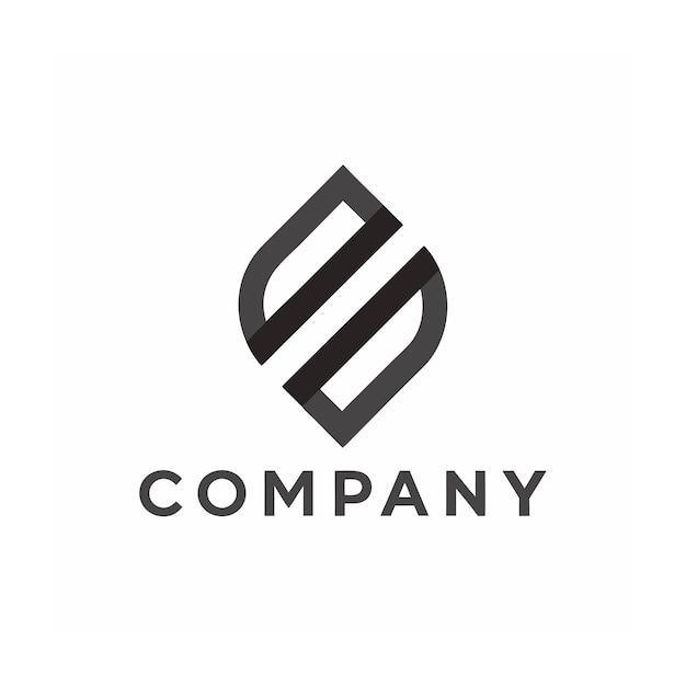 Vector de diseño de logotipo minimalista abstracto creativo y elegante para cualquier empresa de marca