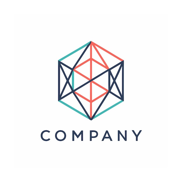 Vector de diseño de logotipo minimalista abstracto creativo y elegante para cualquier empresa de marca