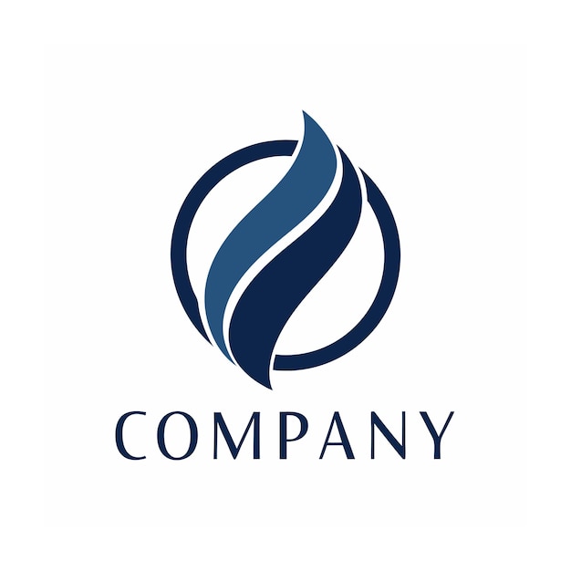 Vector de diseño de logotipo minimalista abstracto creativo y elegante para cualquier empresa de marca