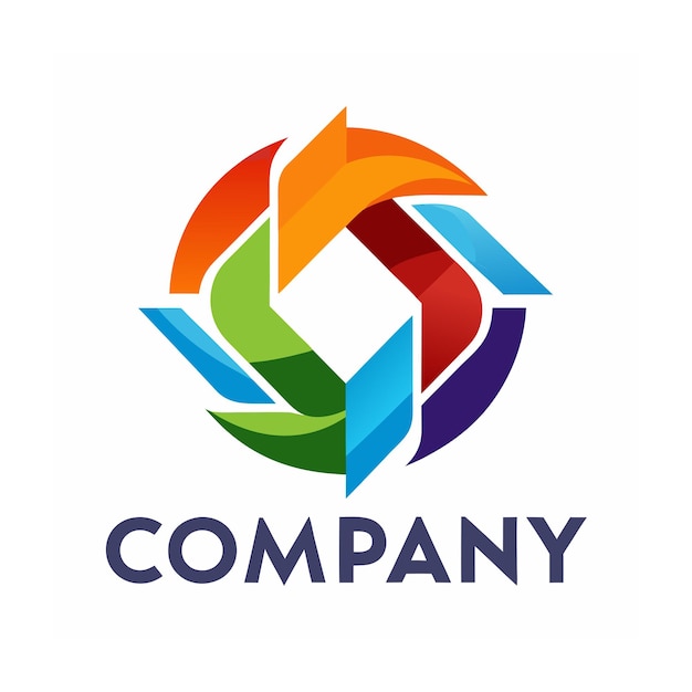 Vector de diseño de logotipo minimalista abstracto creativo y elegante para cualquier empresa de marca
