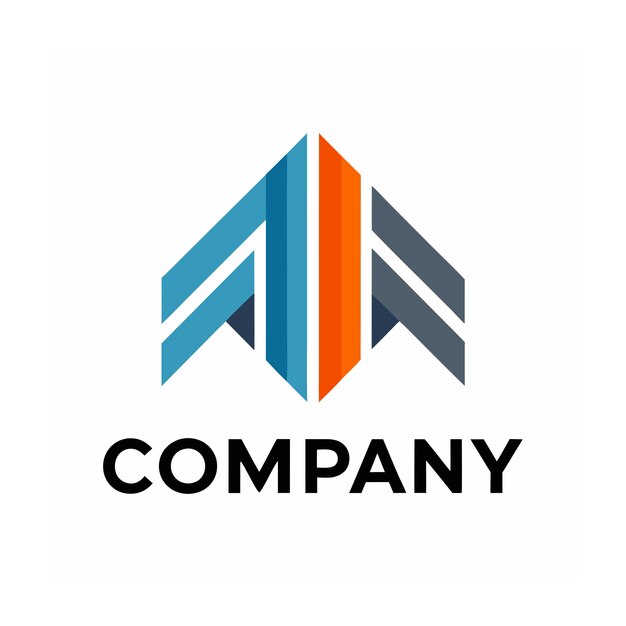 Vector de diseño de logotipo minimalista abstracto creativo y elegante para cualquier empresa de marca