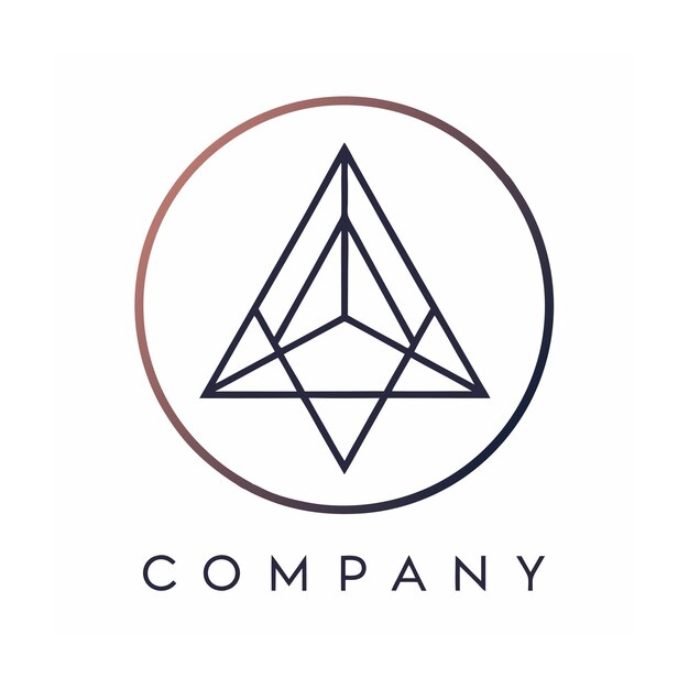 Vector de diseño de logotipo minimalista creativo y elegante para cualquier empresa de negocios de marca