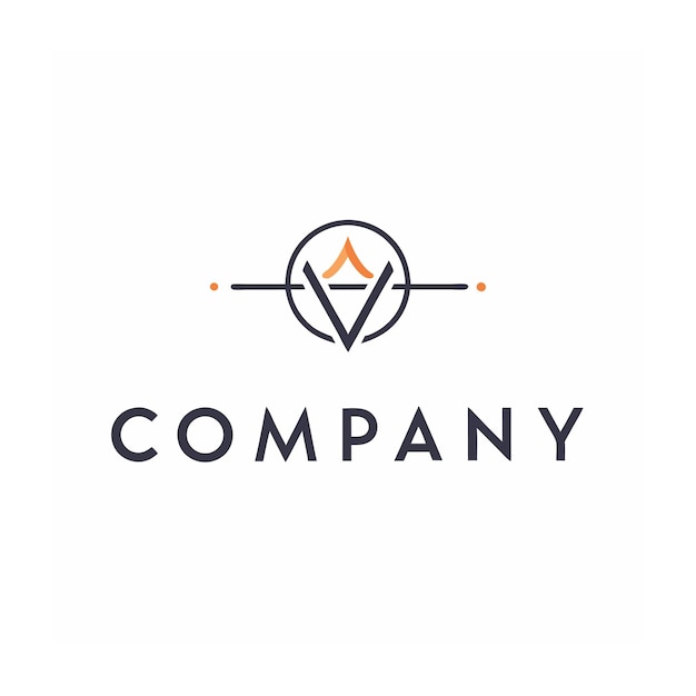 Vector de diseño de logotipo minimalista creativo y elegante para cualquier empresa de negocios de marca