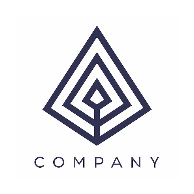 Vector de diseño de logotipo minimalista creativo y elegante para cualquier empresa de negocios de marca