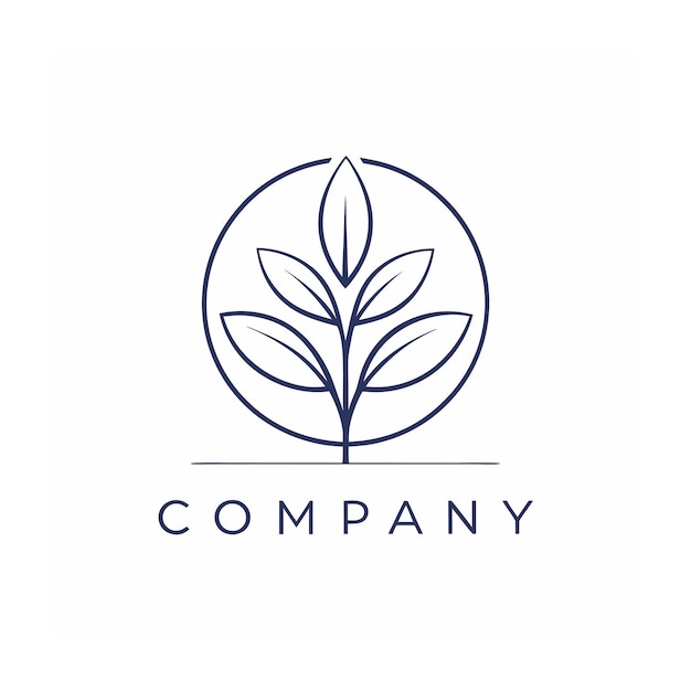 Vector de diseño de logotipo minimalista creativo y elegante para cualquier empresa de negocios de marca
