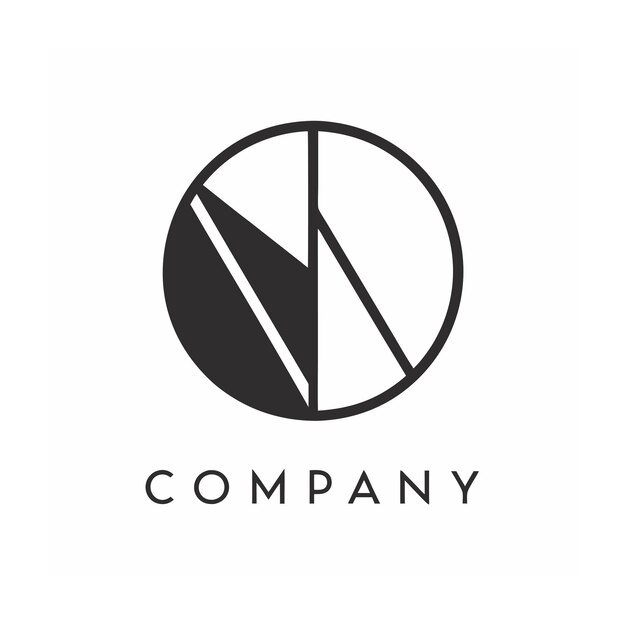 Vector de diseño de logotipo minimalista creativo y elegante para cualquier empresa de negocios de marca