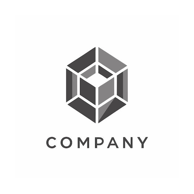 Vector de diseño de logotipo minimalista creativo y elegante para cualquier empresa de negocios de marca