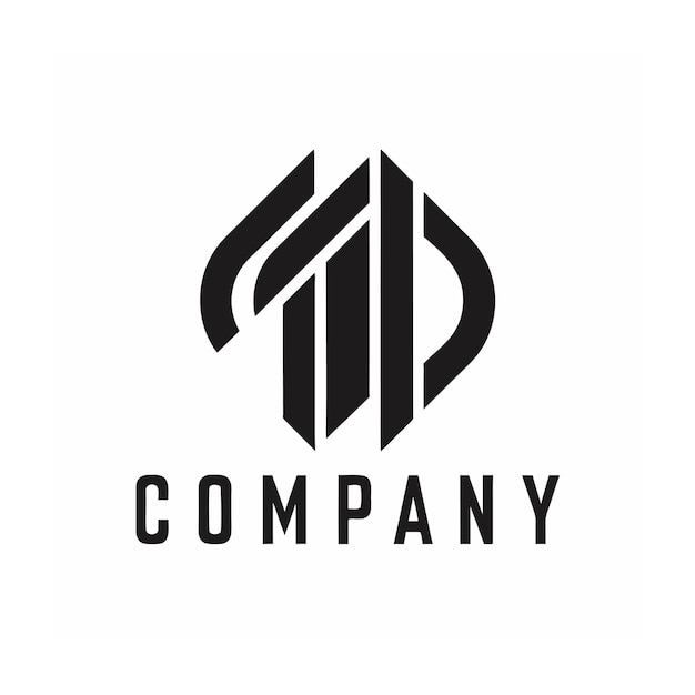 Vector de diseño de logotipo minimalista creativo y elegante para cualquier empresa de negocios de marca