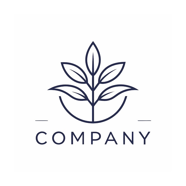 Vector de diseño de logotipo minimalista creativo y elegante para cualquier empresa de negocios de marca
