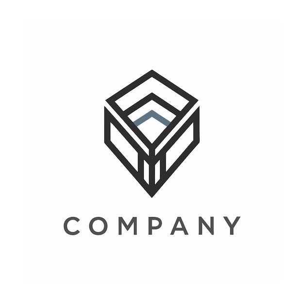 Vector de diseño de logotipo minimalista creativo y elegante para cualquier empresa de negocios de marca