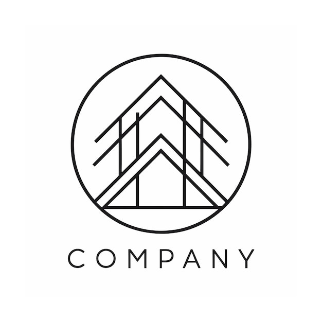 Vector de diseño de logotipo minimalista creativo y elegante para cualquier empresa de negocios de marca