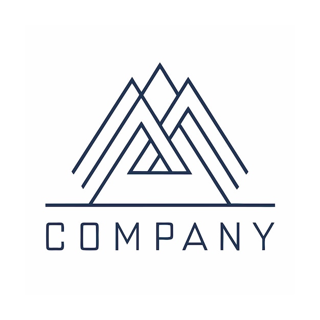 Vector de diseño de logotipo minimalista creativo y elegante para cualquier empresa de negocios de marca