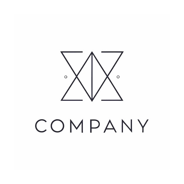 Vector de diseño de logotipo minimalista creativo y elegante para cualquier empresa de negocios de marca