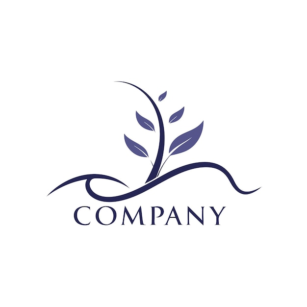 Vector de diseño de logotipo minimalista creativo y elegante para cualquier empresa de negocios de marca