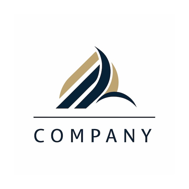 Vector de diseño de logotipo minimalista creativo y elegante para cualquier empresa de negocios de marca