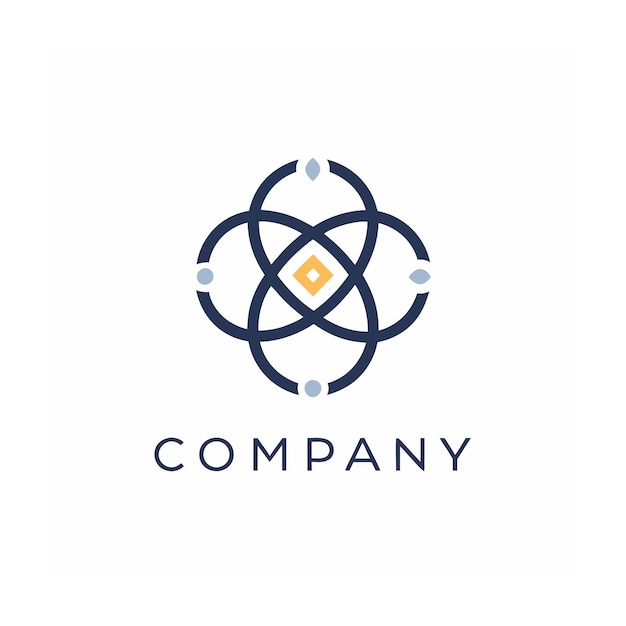 Vector de diseño de logotipo minimalista creativo y elegante para cualquier empresa de negocios de marca