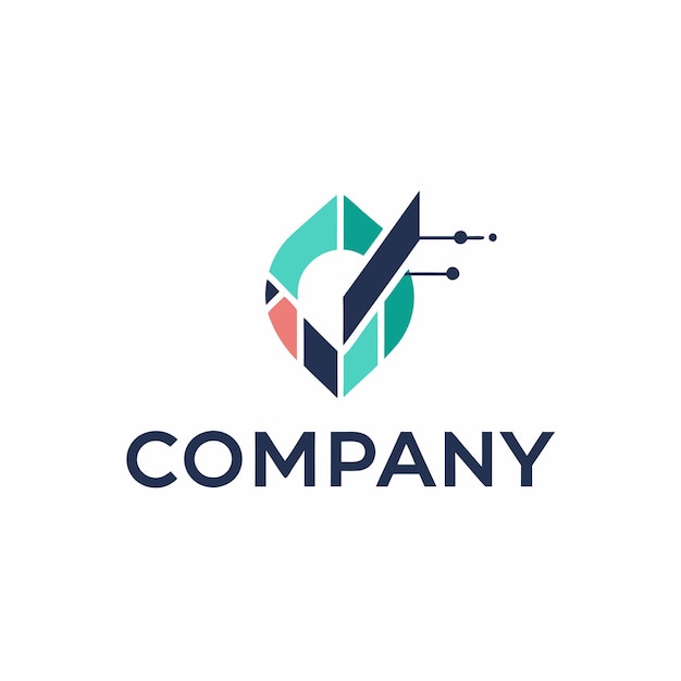 Vector de diseño de logotipo minimalista creativo y elegante para cualquier empresa de negocios de marca
