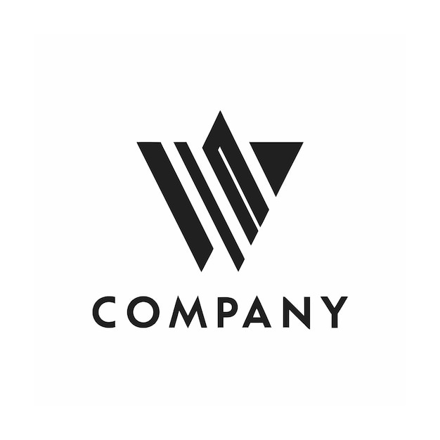 Vector de diseño de logotipo minimalista creativo y elegante para cualquier empresa de negocios de marca