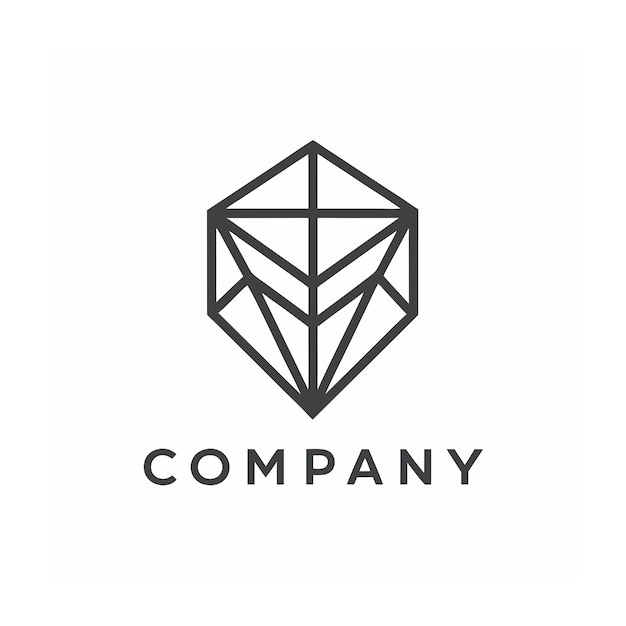 Vector de diseño de logotipo minimalista creativo y elegante para cualquier empresa de negocios de marca