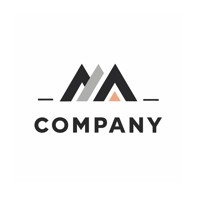 Vector de diseño de logotipo minimalista creativo y elegante para cualquier empresa de negocios de marca