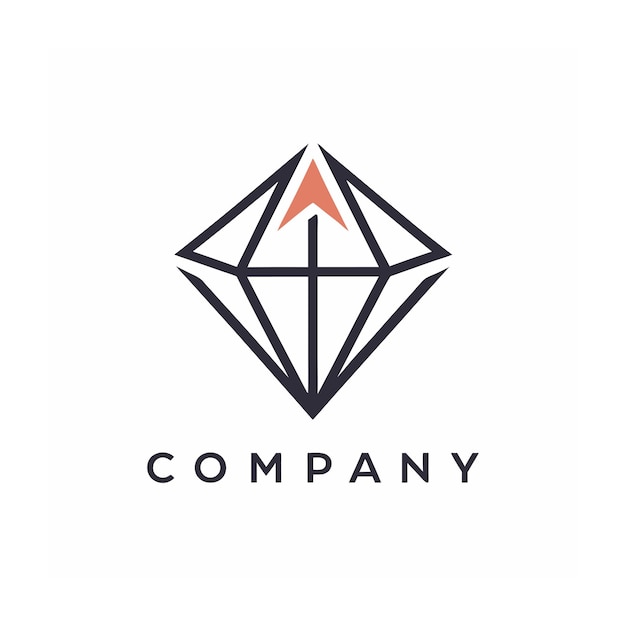 Vector de diseño de logotipo minimalista creativo y elegante para cualquier empresa de negocios de marca