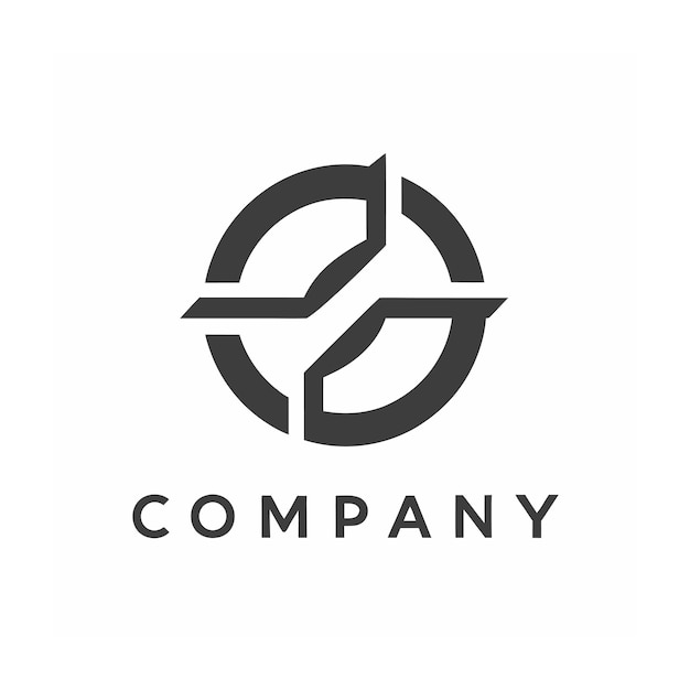 Vector de diseño de logotipo minimalista creativo y elegante para cualquier empresa de negocios de marca