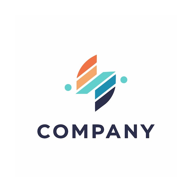 Vector de diseño de logotipo minimalista creativo y elegante para cualquier empresa de negocios de marca