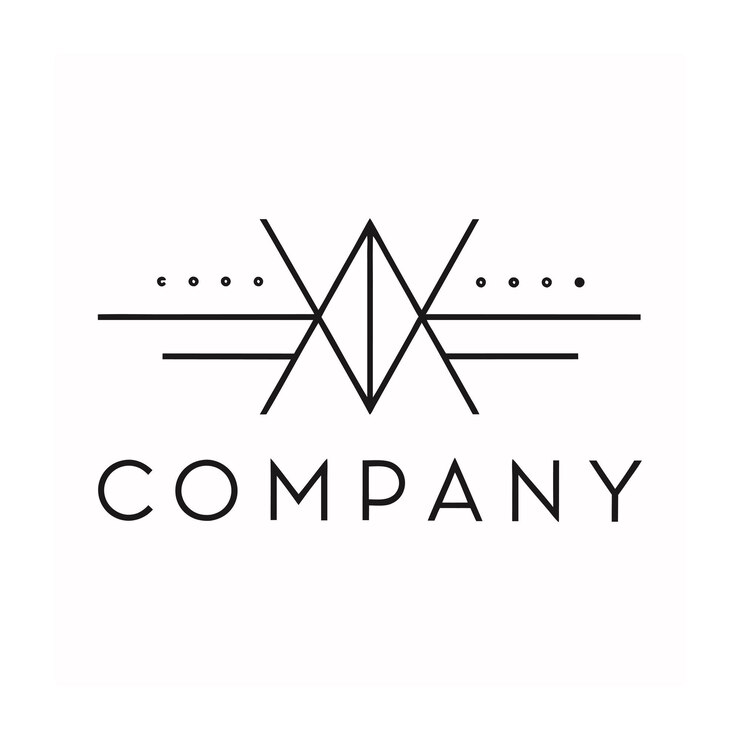 Vector vector de diseño de logotipo minimalista creativo y elegante para cualquier empresa de negocios de marca