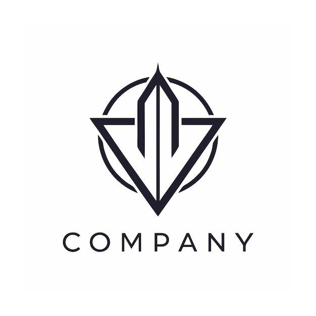 Vector de diseño de logotipo minimalista creativo y elegante para cualquier empresa de negocios de marca