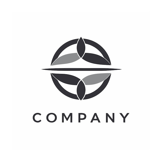 Vector de diseño de logotipo minimalista creativo y elegante para cualquier empresa de negocios de marca