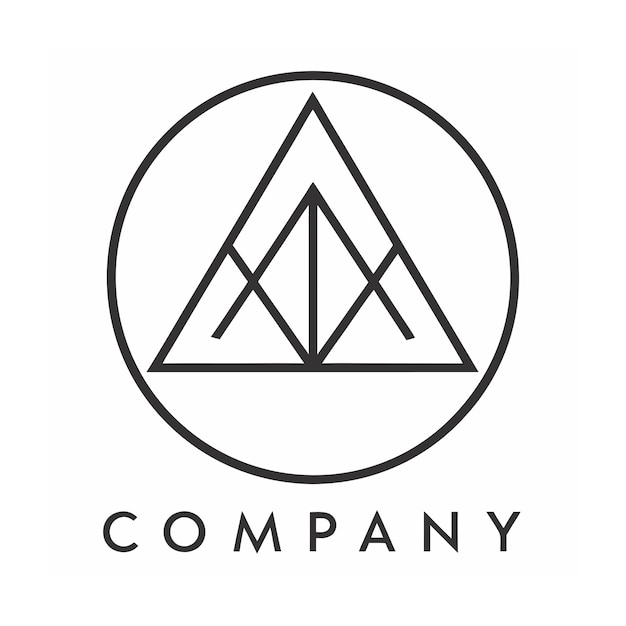 Vector de diseño de logotipo minimalista creativo y elegante para cualquier empresa de negocios de marca