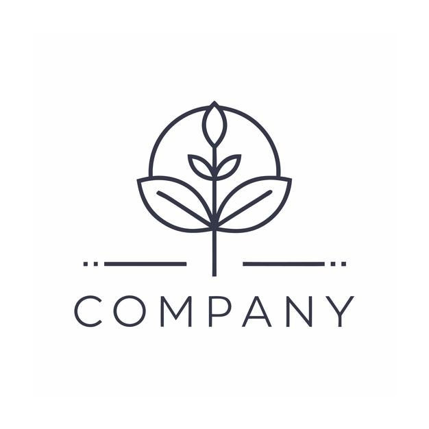 Vector de diseño de logotipo minimalista creativo y elegante para cualquier empresa de negocios de marca