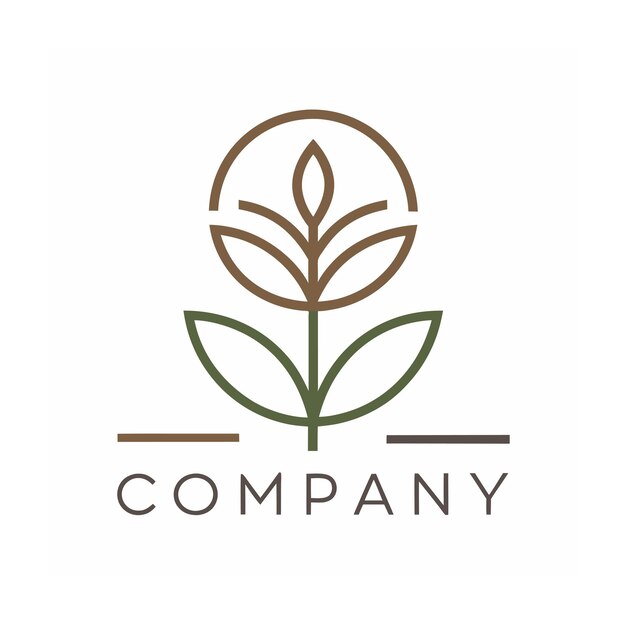 Vector de diseño de logotipo minimalista creativo y elegante para cualquier empresa de negocios de marca