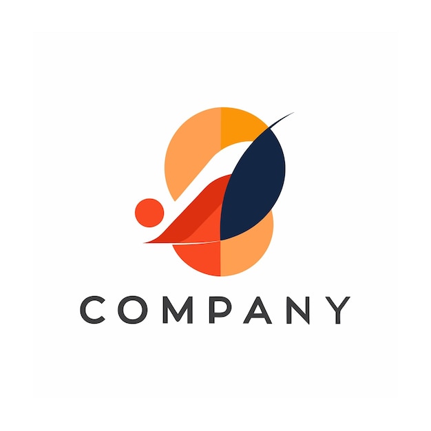 Vector de diseño de logotipo minimalista creativo y elegante para cualquier empresa de negocios de marca
