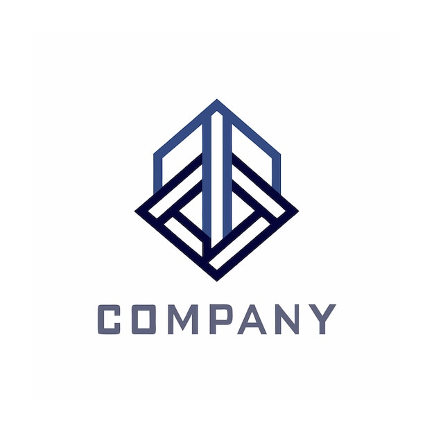 Vector de diseño de logotipo minimalista creativo y elegante para cualquier empresa de negocios de marca