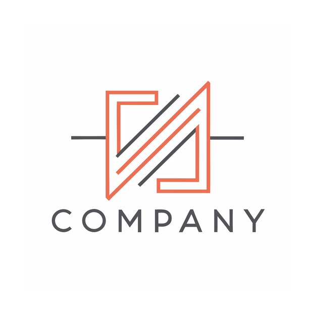 Vector de diseño de logotipo minimalista creativo y elegante para cualquier empresa de negocios de marca