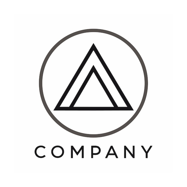 Vector de diseño de logotipo minimalista creativo y elegante para cualquier empresa de negocios de marca