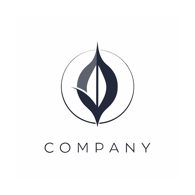 Vector de diseño de logotipo minimalista creativo y elegante para cualquier empresa de negocios de marca