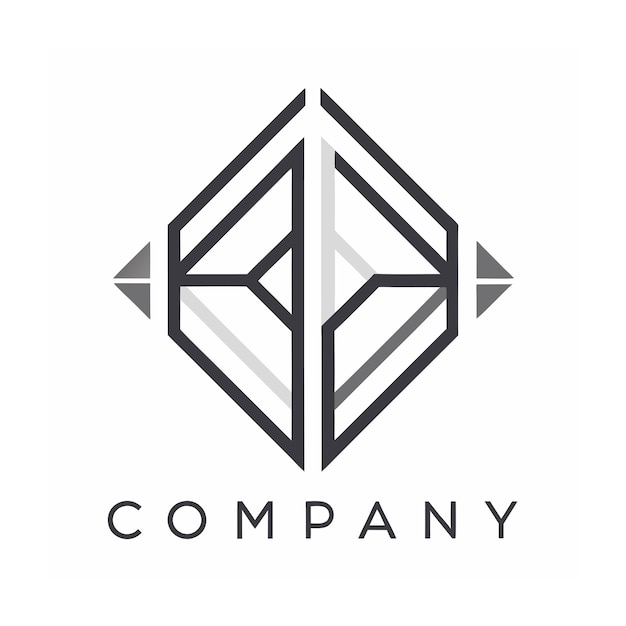Vector de diseño de logotipo minimalista creativo y elegante para cualquier empresa de negocios de marca