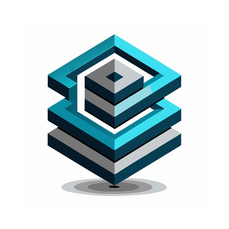 Vector vector de diseño de logotipo minimalista creativo y elegante para empresa de tecnología y software