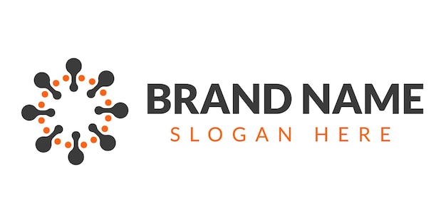 Vector de diseño de logotipo moderno de tecnología
