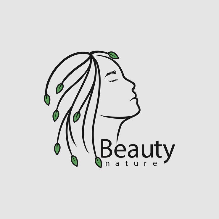 Vector de diseño de logotipo de naturaleza de belleza
