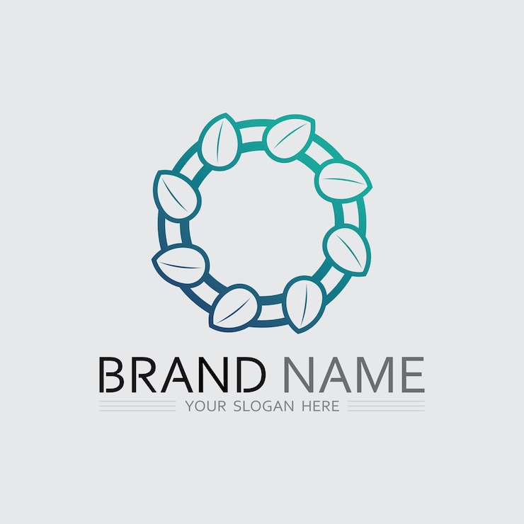 Vector vector de diseño de logotipo de negocio de o anillo y círculo