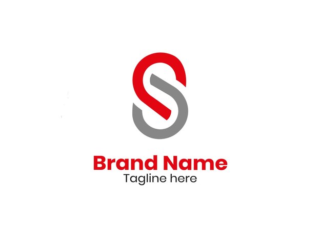 Vector de diseño de logotipo o icono de la letra inicial S
