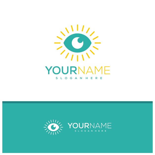 Vector de diseño de logotipo de ojo Ilustración de plantilla de conceptos de logotipo de ojo creativo
