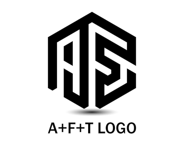 Vector de diseño de logotipo de popa de letra abstracta