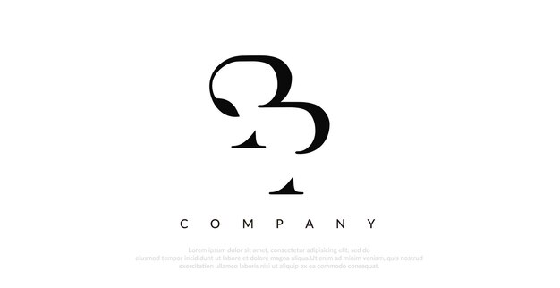 Vector de diseño de logotipo PP inicial